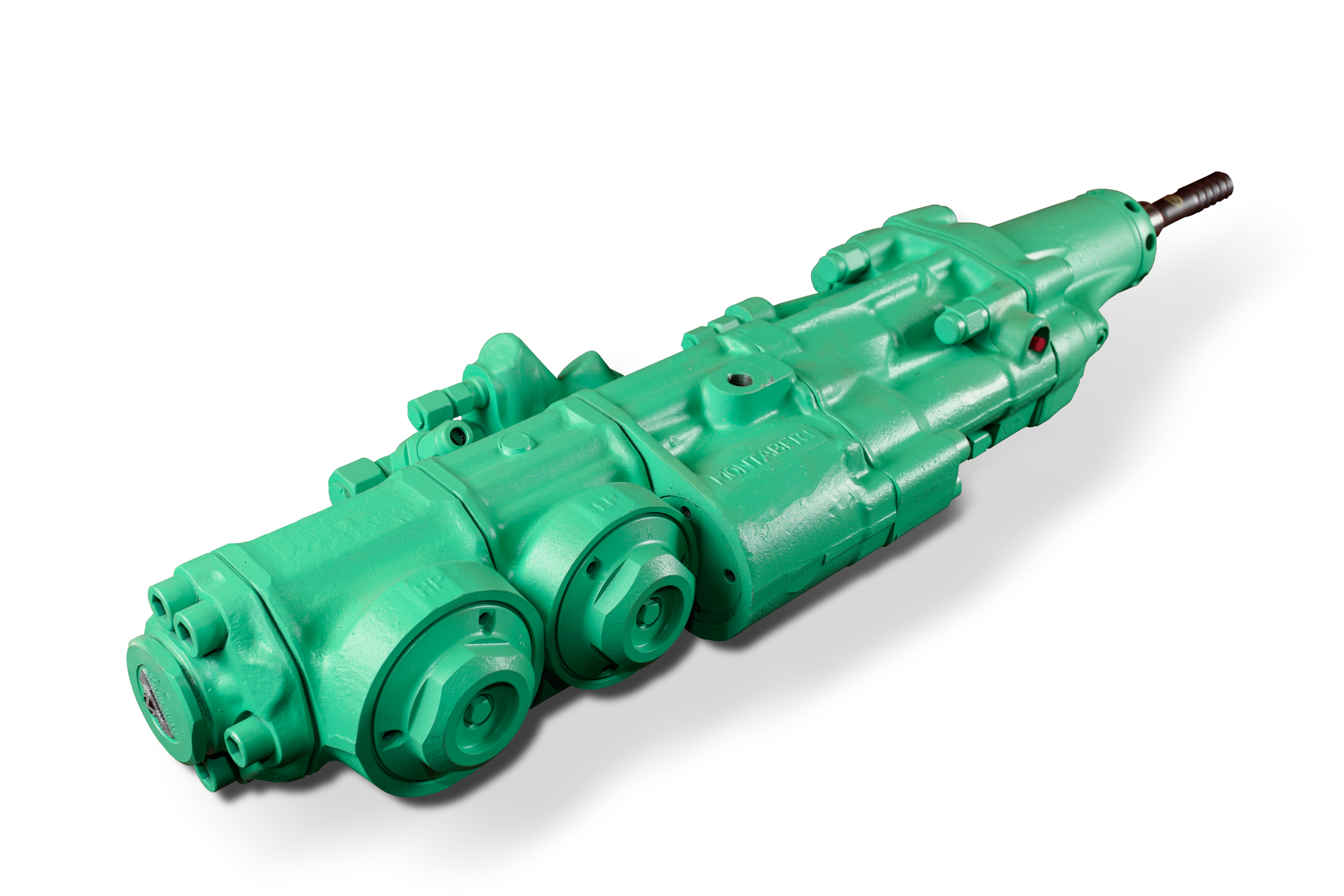 green Montabert drifter attachments