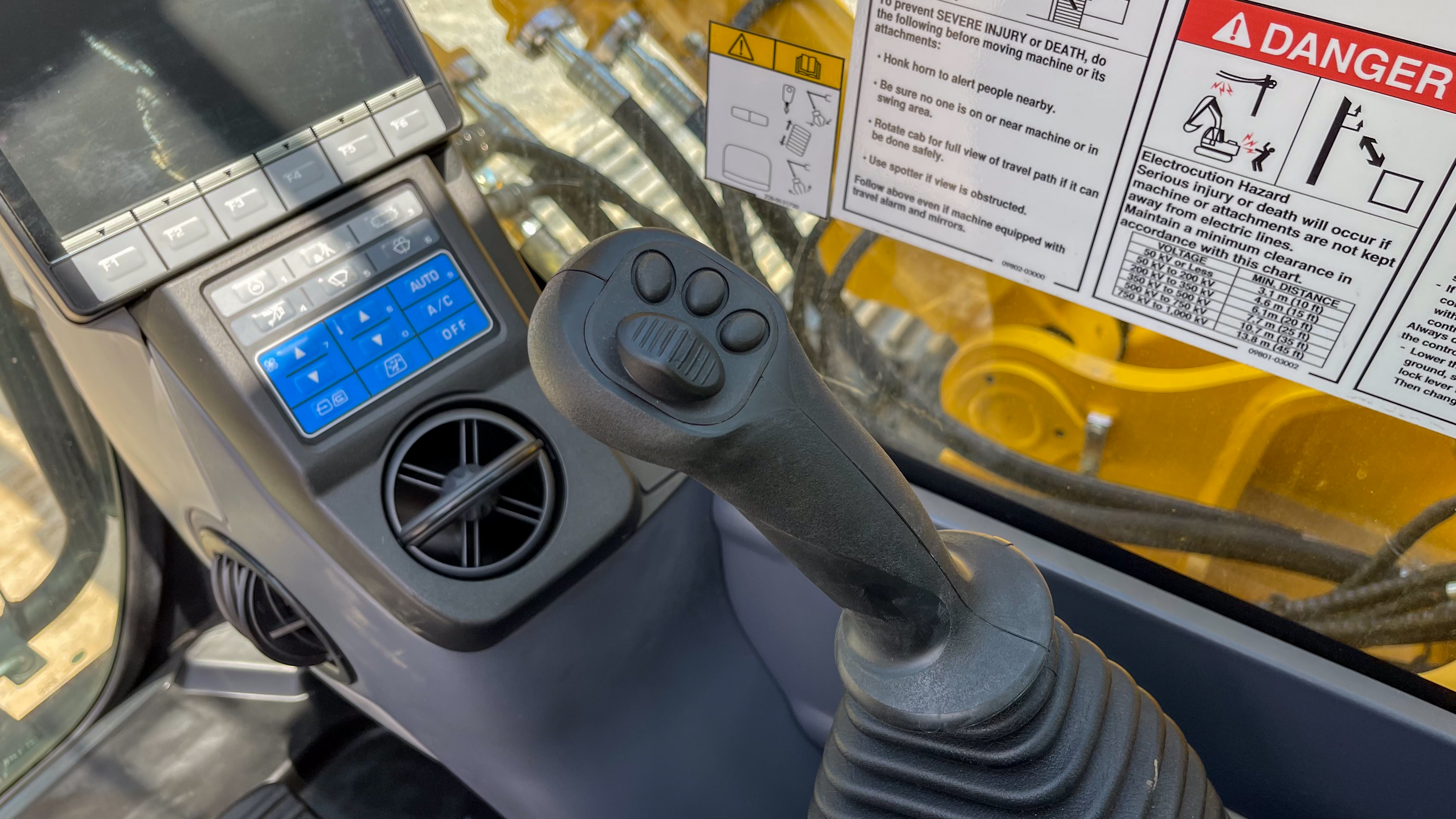 Proportional joystick controls