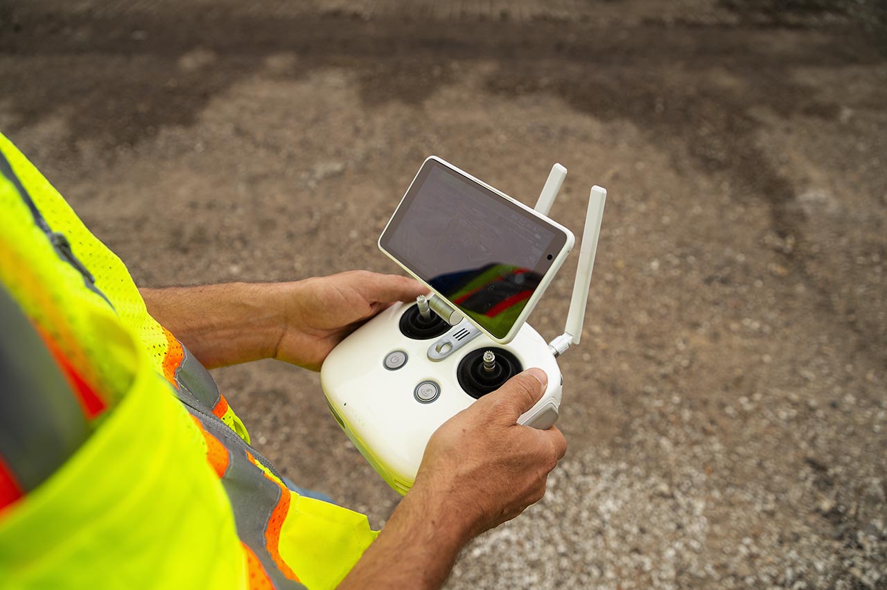 View your jobsite progress from the sky