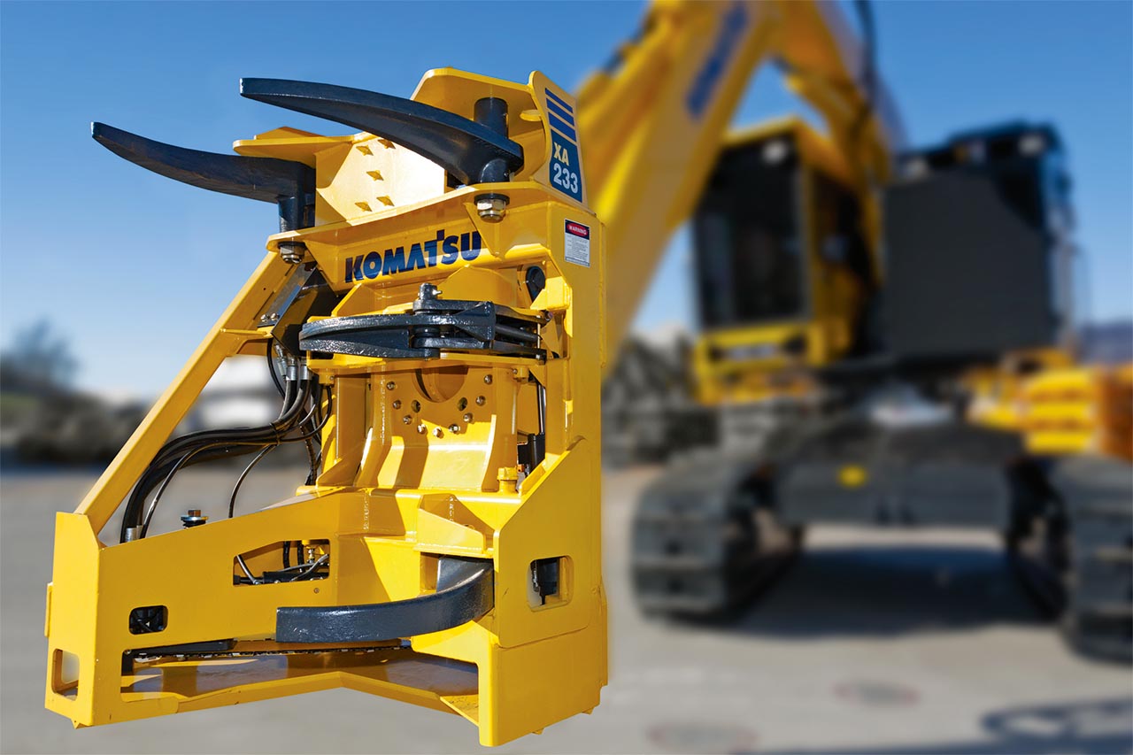 Felling head attachment