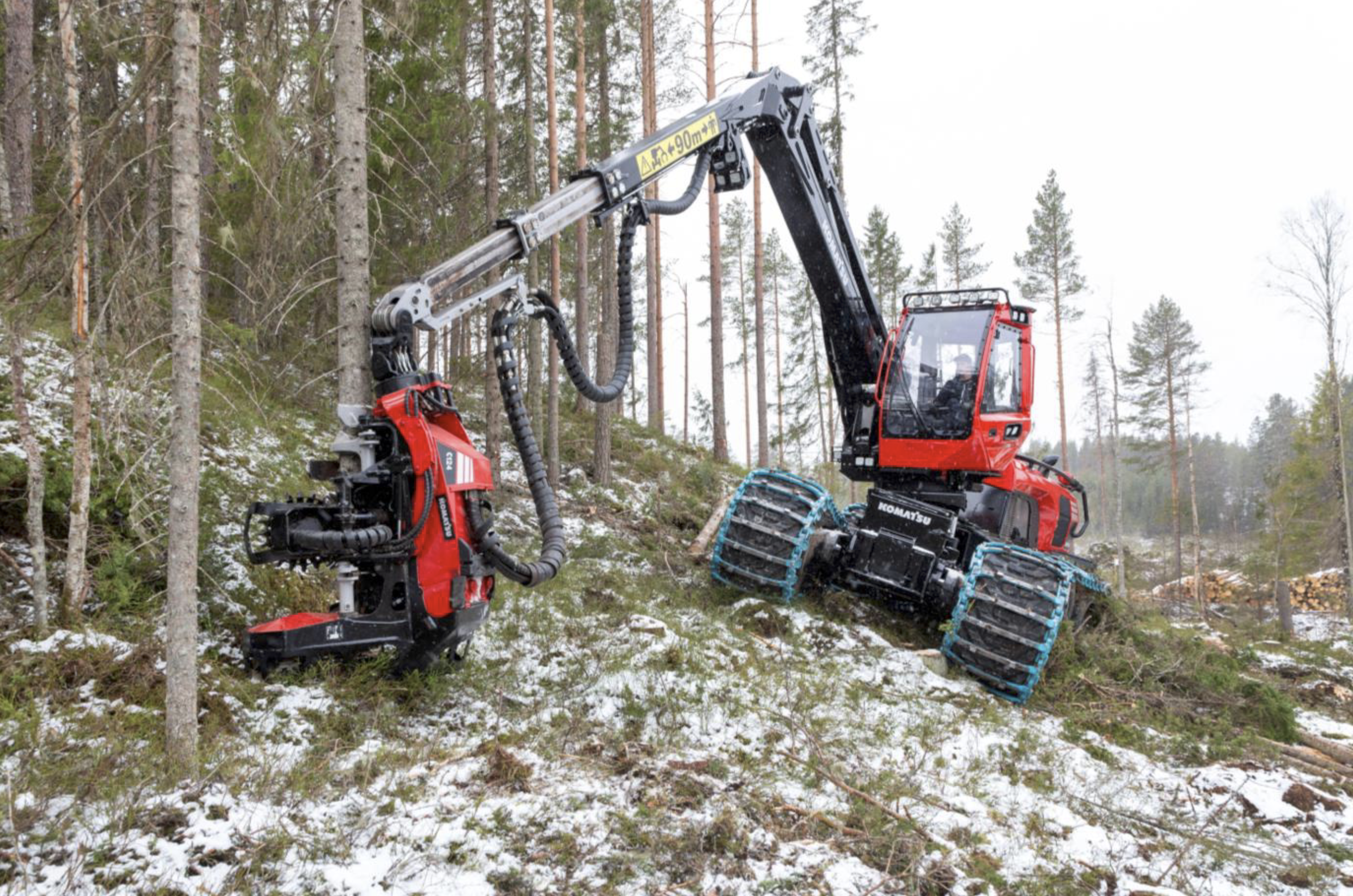 Powerful parallel crane