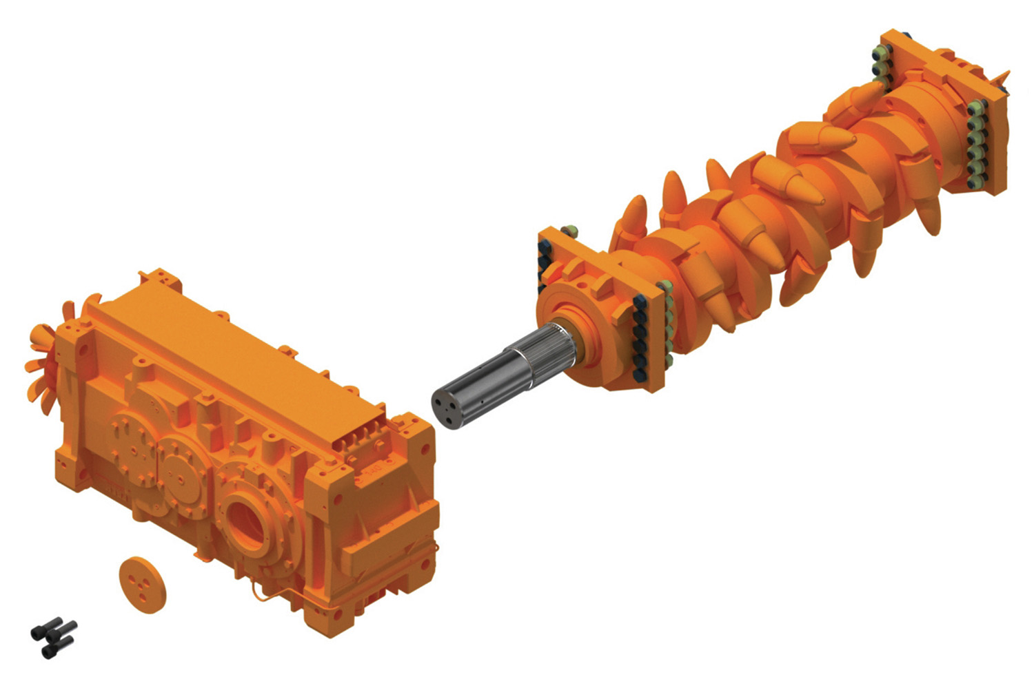 Splined breaker shafts