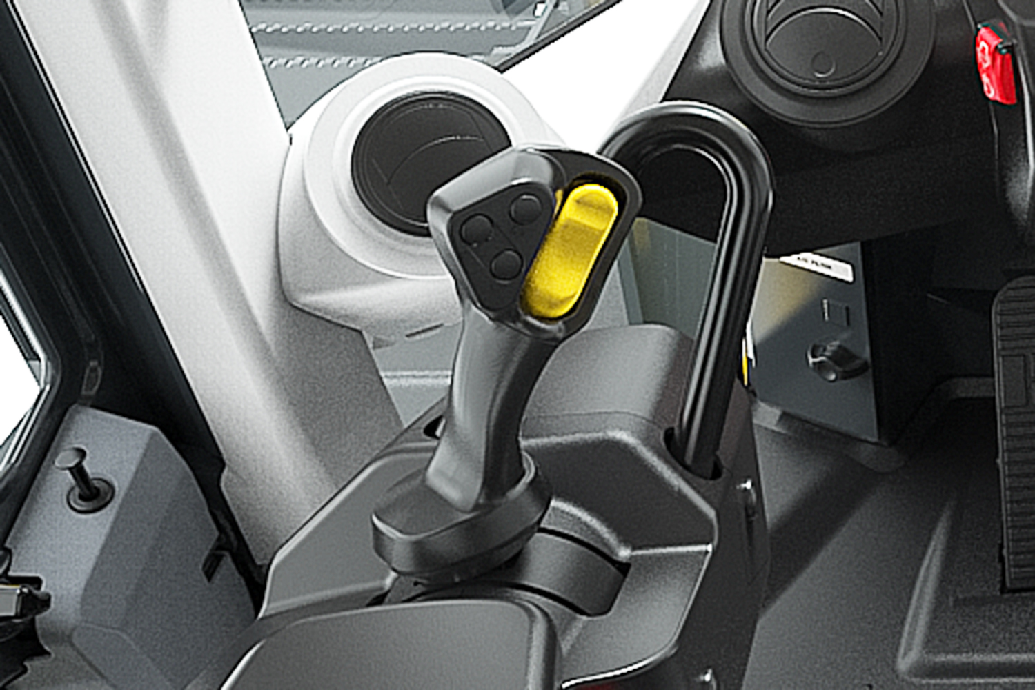 Angle feedback joystick steering (AFJS)
