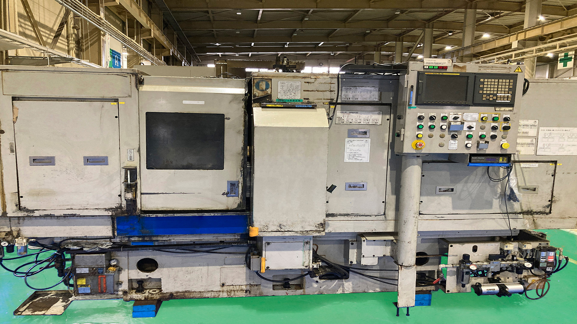 Industrial machine in factory setting