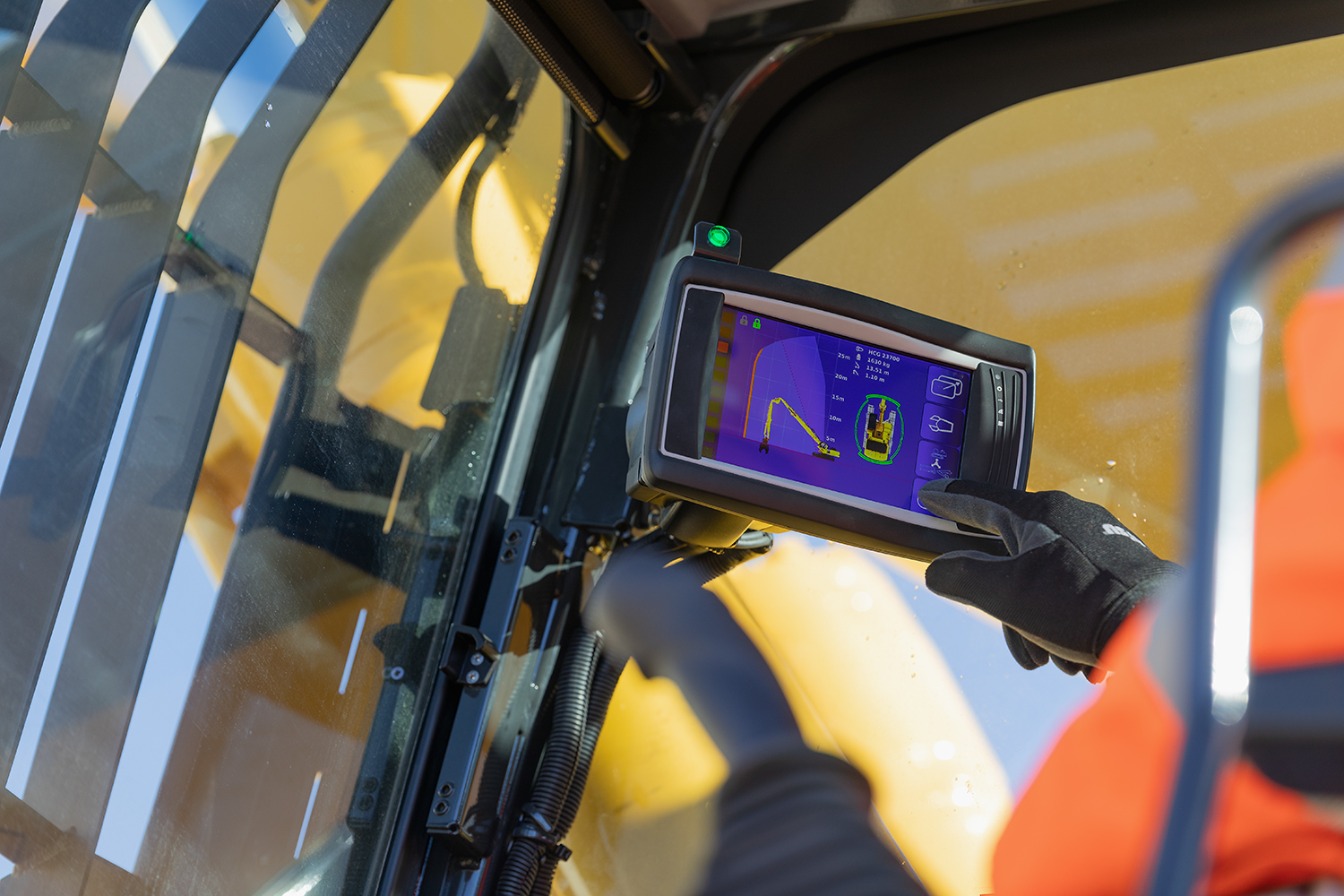 Human/machine interface panel