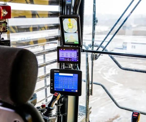 Advanced in-cab controls.